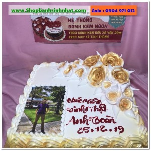 Bánh Sinh Nhật In Hình Ảnh - H810